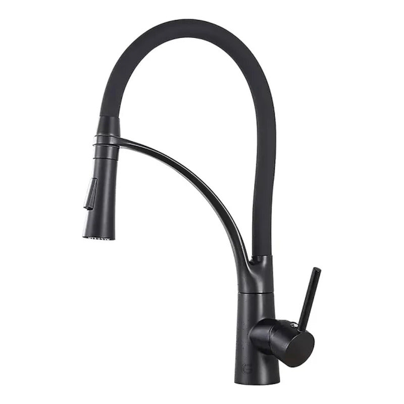 Grifería Lavaplatos Monocontrol Negro Mate – Grifos Center