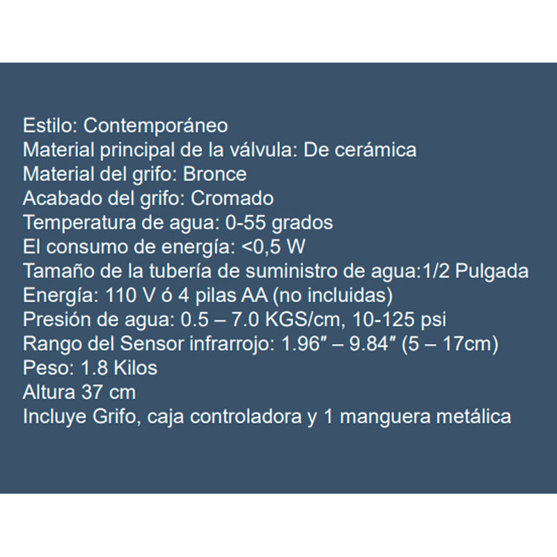 Llave Sensor Institucional Cuello Alto