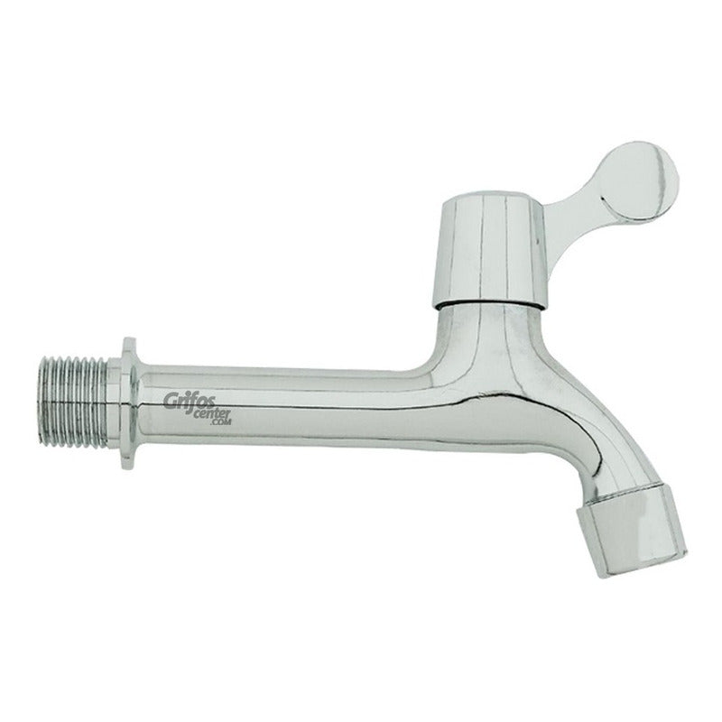 Grifería De Pared Agua Fría Mediana Zamak