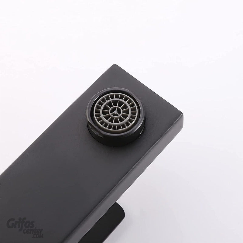 Griferia Lavamanos Monocontrol Alta Negra