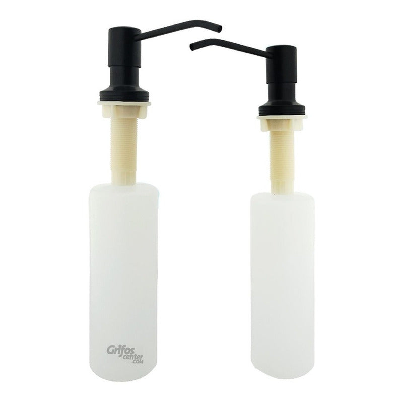 Dispensador Lavaplatos Jabón De Mesa Tapa Negra