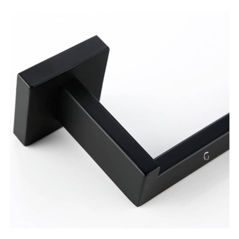 Juego De Accesorios Para Baños 4 Piezas - Negro Mate