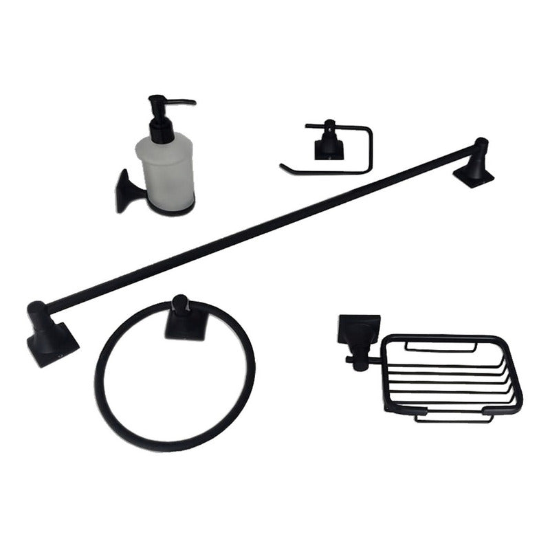 Accesorios Para Baño Cromado Capadocia X 6 Piezas