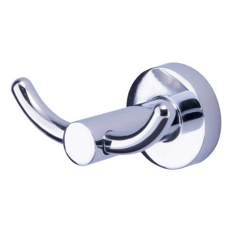 Juego De Accesorios Para Baño Cromado Capri X6 Piezas