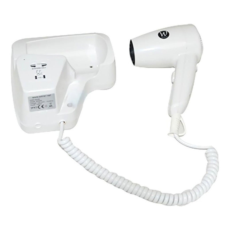 Secador De Cabello Tipo Hotel A Pared 1200w Alta Potencia