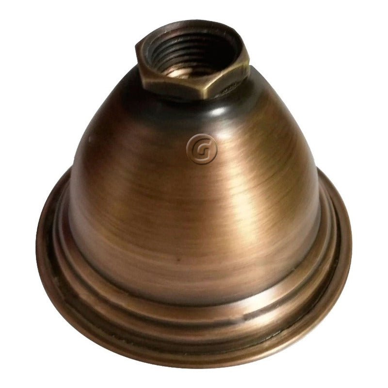 Ducha Con Tubo A Pared Vintage Bronce Antiguo