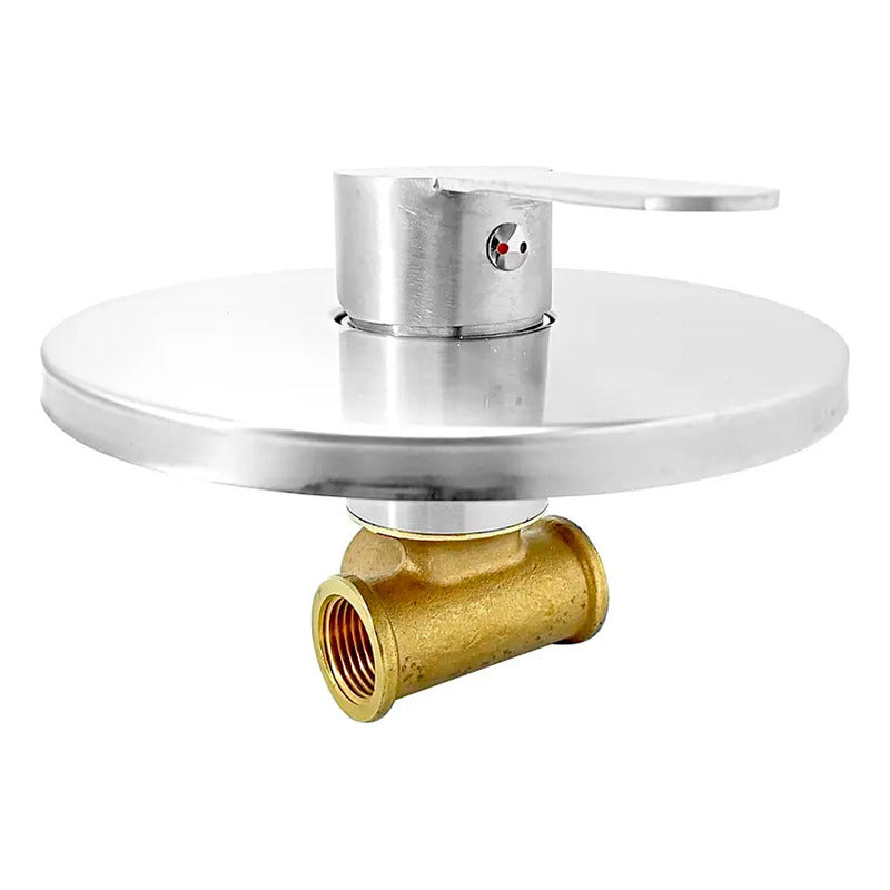 Mezclador Monocontrol Redondo Ducha Inox 304 15cm