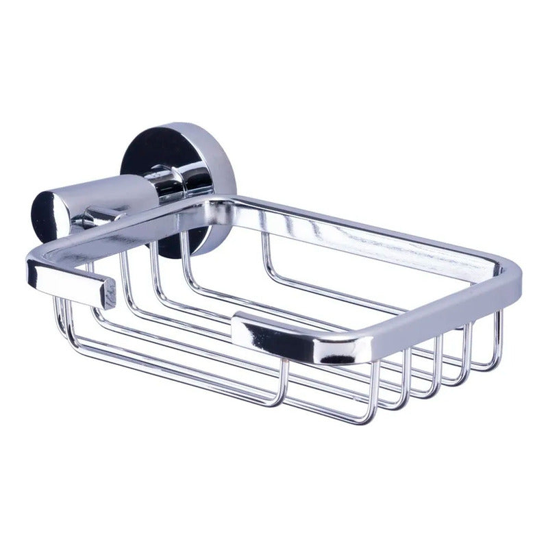 Juego De Accesorios Para Baño Cromado Capri X6 Piezas