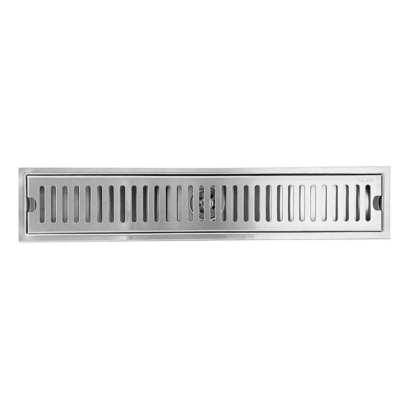 Rejilla De Piso Ranurada Acero 50 X10cm