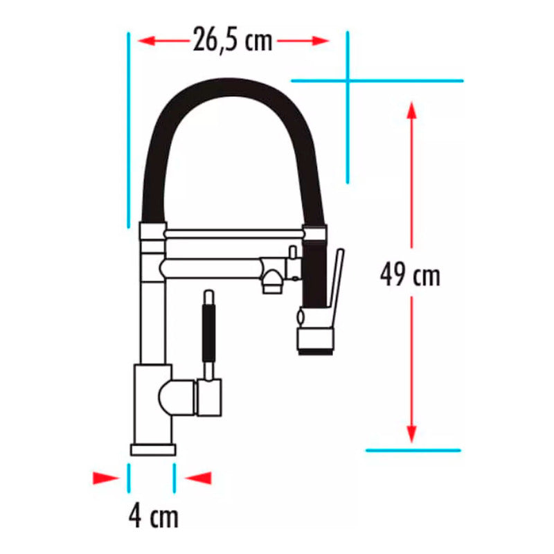 Combo Lavaplatos 51*45cm+griferia Escualizable+accesorios