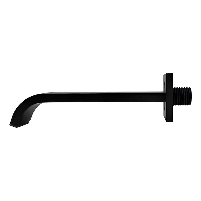 Pico Para Tina O Jacuzzi Cuadrado Negro Mate