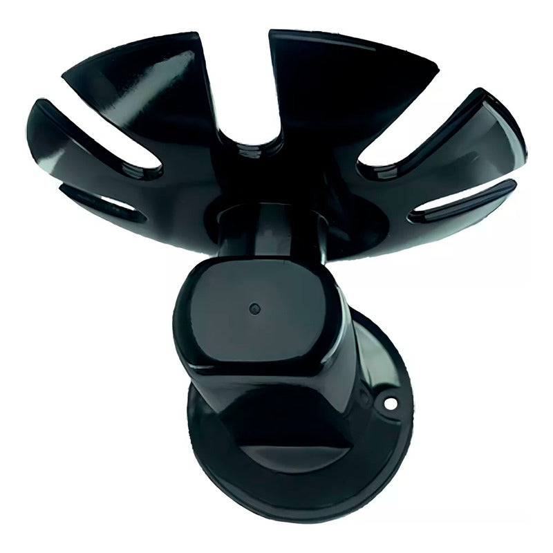Juego De Accesorios Baño Redondo Abs Negro X6