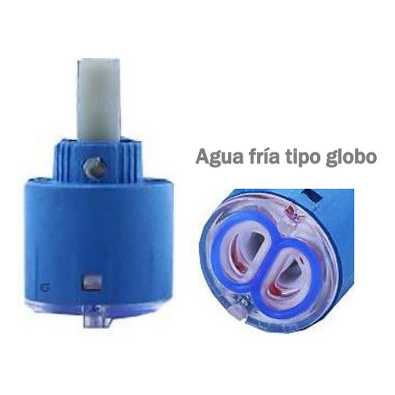 Unidad Repuesto Cartucho Cerámico Agua Fría 25mm