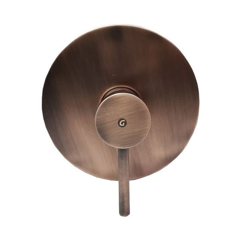 Mezclador Ducha Monocontrol Vintage Acabado Cobre Antiguo