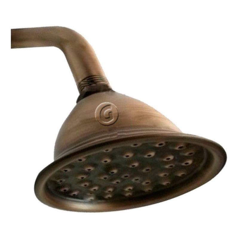 Registro + Ducha Vintage Bronce Antiguo