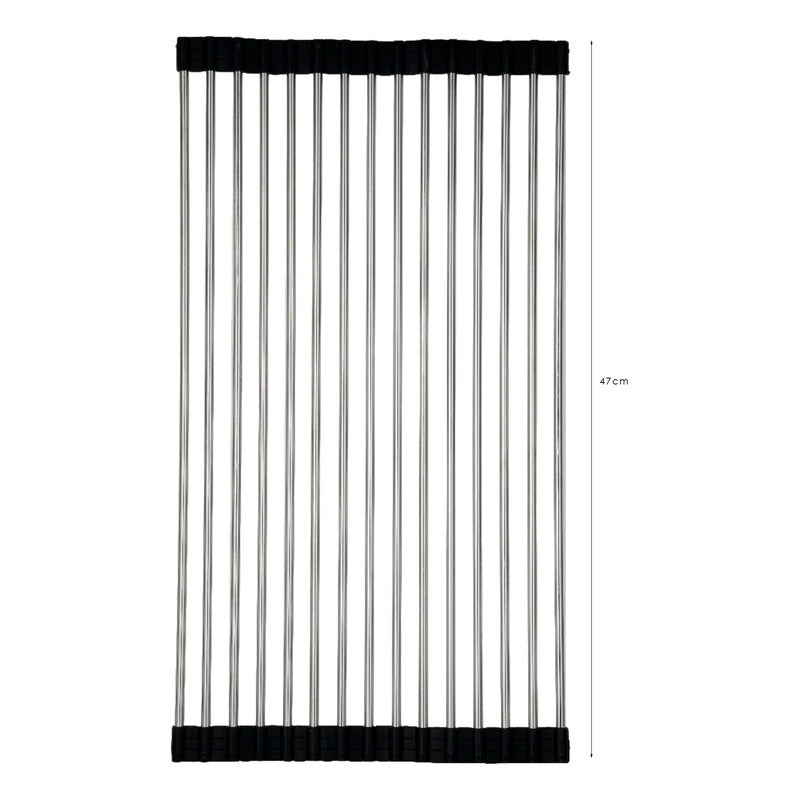 Rejilla Escurridor Retráctil Multiusos Cocina Lavap.negro