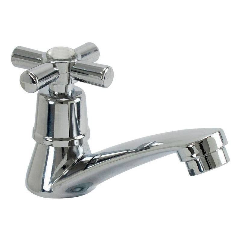 Llave Lavamanos Sencilla Para Lavamanos Tipo Cruceta