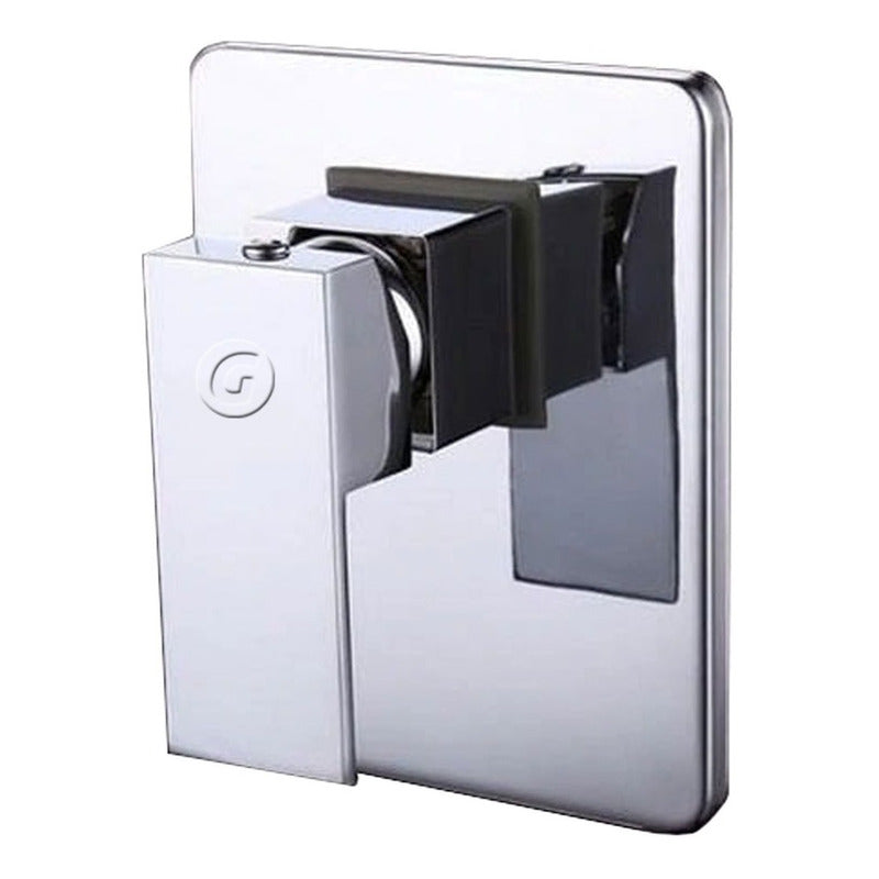 Mezclador Monocontrol Cuadrado Para Ducha