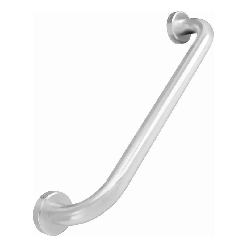 Barra Seguridad 40 Cm En Aluminio Inoxidable Boccherine Color Plateado