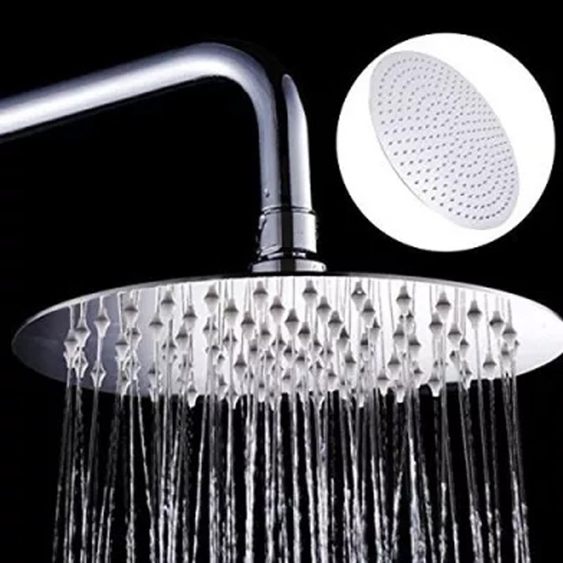 Regadera Ducha Redonda Cromada 12puLG