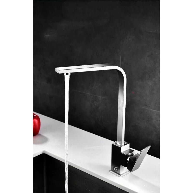 Llave Griferia Lavaplatos Mezclador Acero Inoxidable