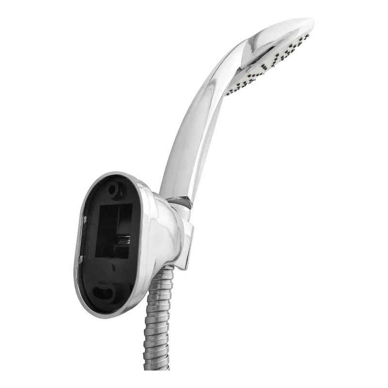 Teleducha Redonda + Soporte + Manguera Flexible Swert