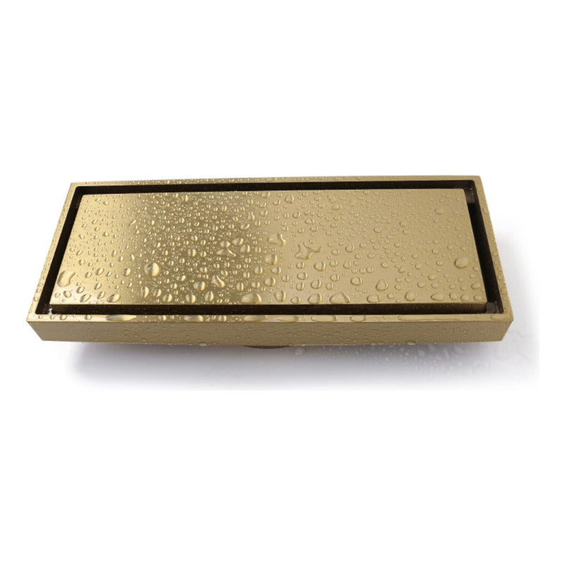 Rejilla De Piso 20x10cm Troya Vintage Gold