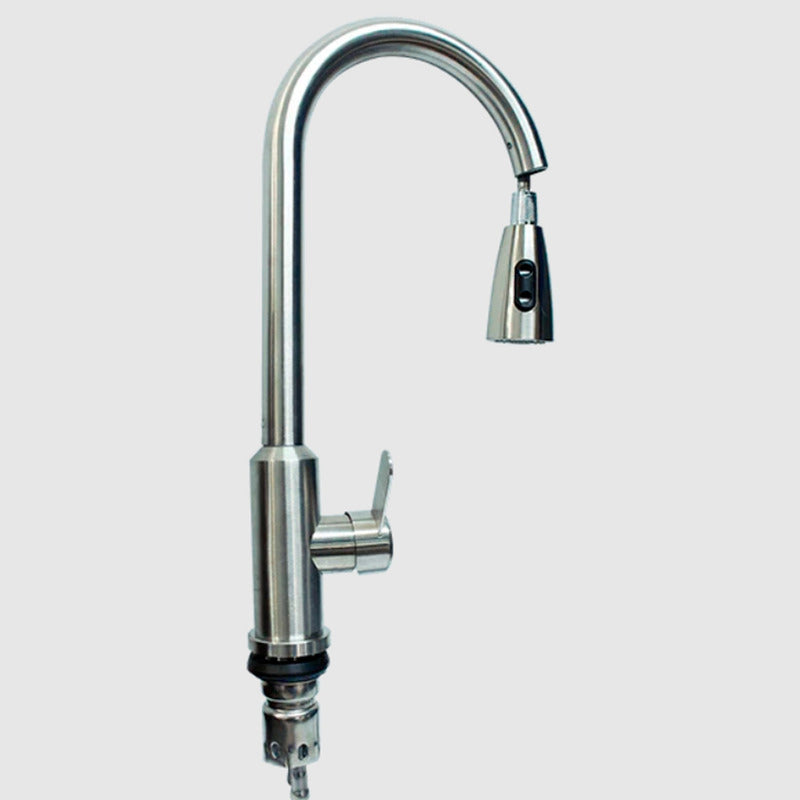 Grifería Llave Monocontrol Lavaplatos Cromada