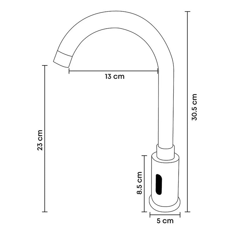 Llave De Sensor Electrónico Cuello Alto