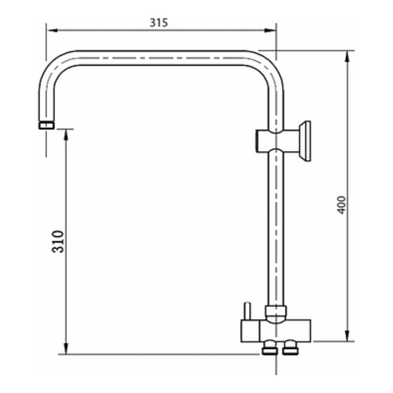 Columna Torre Para Ducha Compacta Cromo