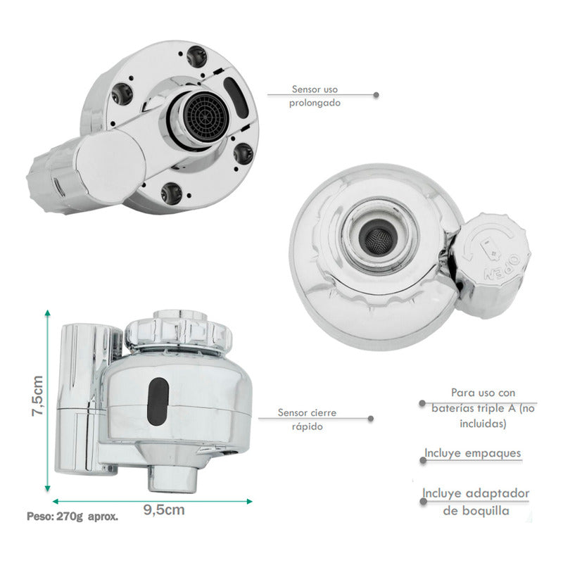 Sensor Portable Institucional Para Grifería (conversor)