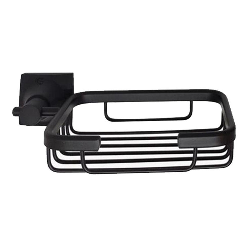 Juego De Accesorios Para Baño Negro Vintage X4 Piezas