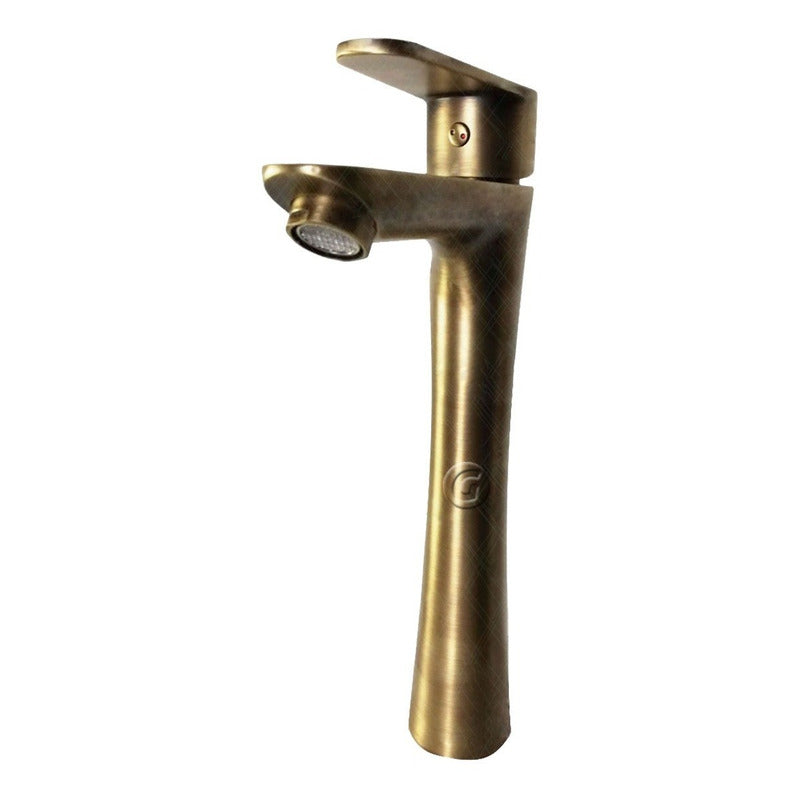 Griferia Mezclador Monocontrol Vintage Bronce Antiguo