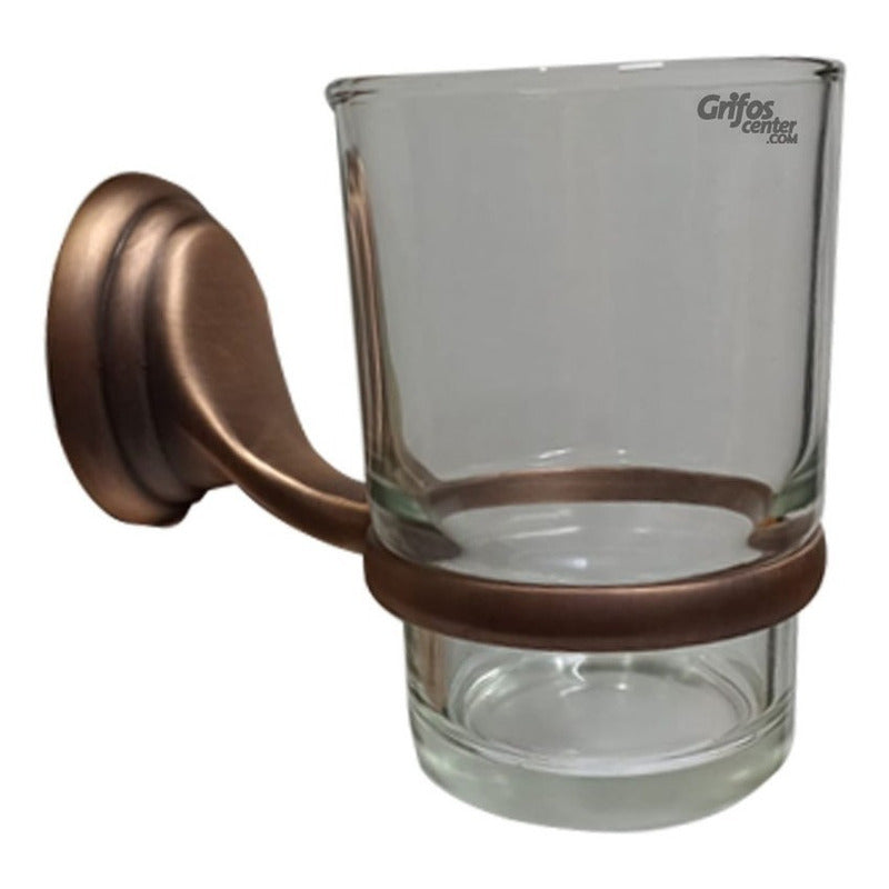 Kit Accesorios Para Baño Incluye 5 Piezas Cobre Antiguo