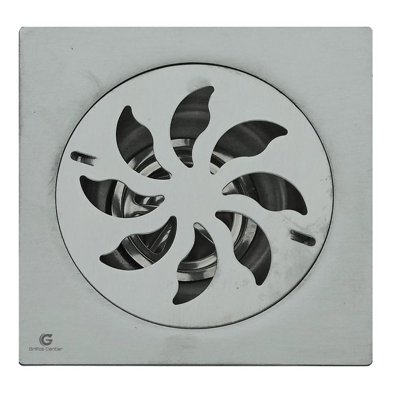 Rejilla De Piso Cuadrada 10cm En Acero