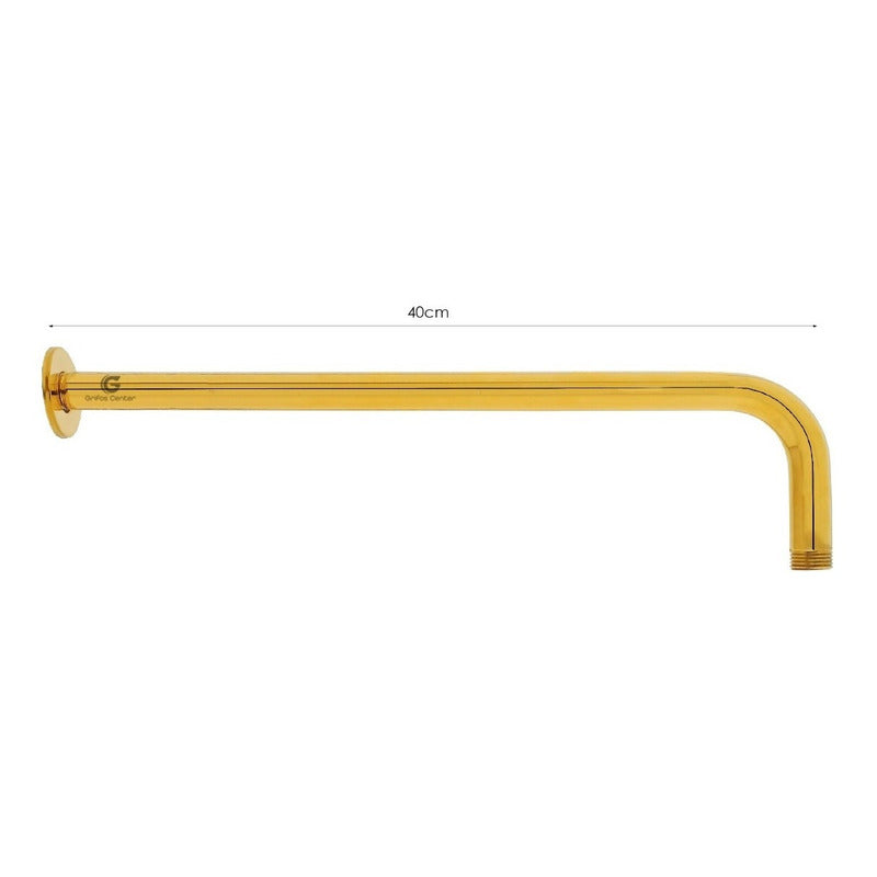 Tubo De Ducha 40cm Dorado