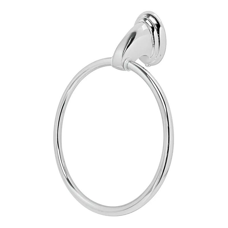 Juego De Accesorios Para Baño Cromado Ovalado X6 Piezas