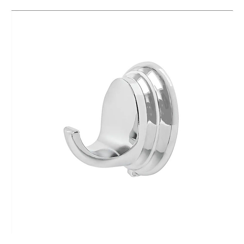 Juego De Accesorios Para Baño Cromado Ovalado X6 Piezas