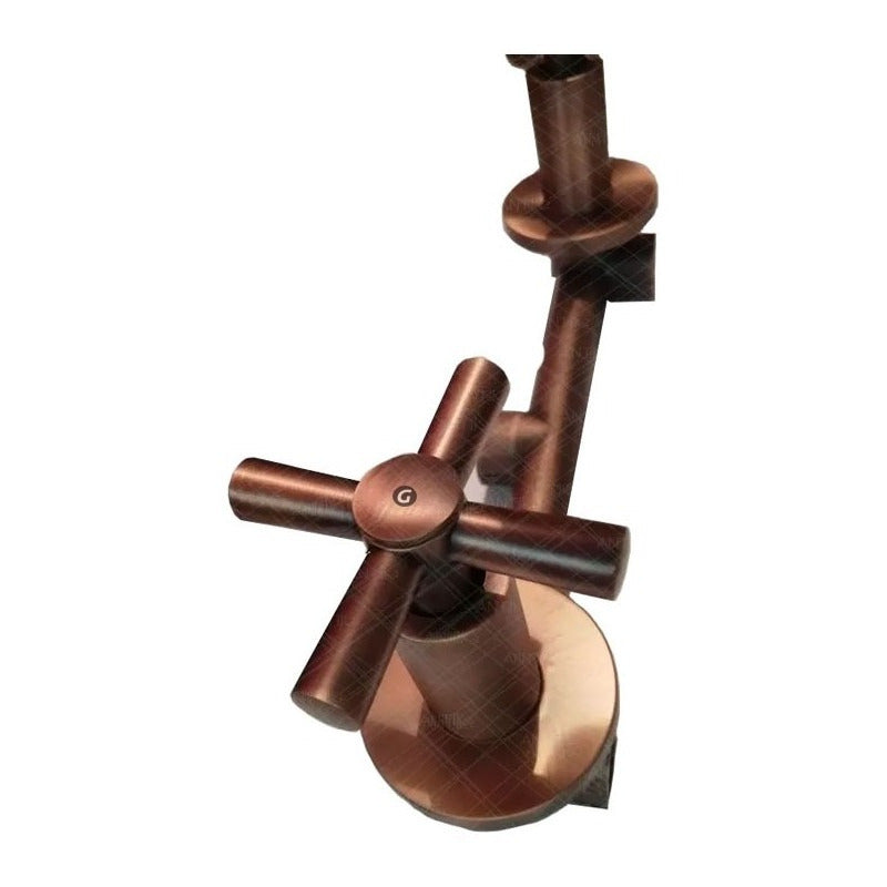 Mezclador Ducha Cobre Antiguo