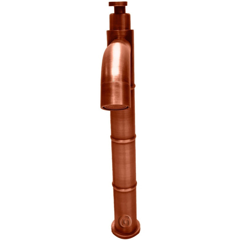 Riferia Lavamanos Acero Bamboo Vintage Cobre Antiguo Rosa