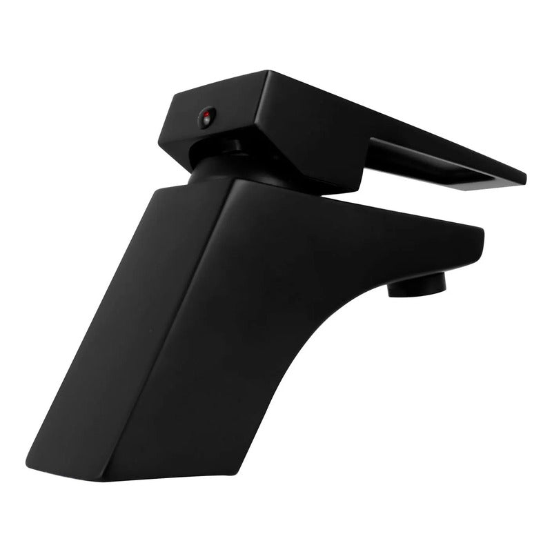 Griferia Monocontrol Lavamanos Cuerpo En Laton Color Negro