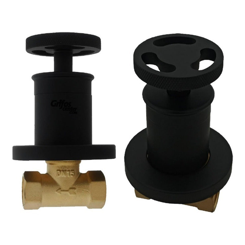 Manija/registro Para Ducha Industry Black Vintage