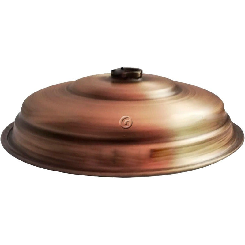 Ducha Circular Vintage Bronce Antiguo 20 Cm
