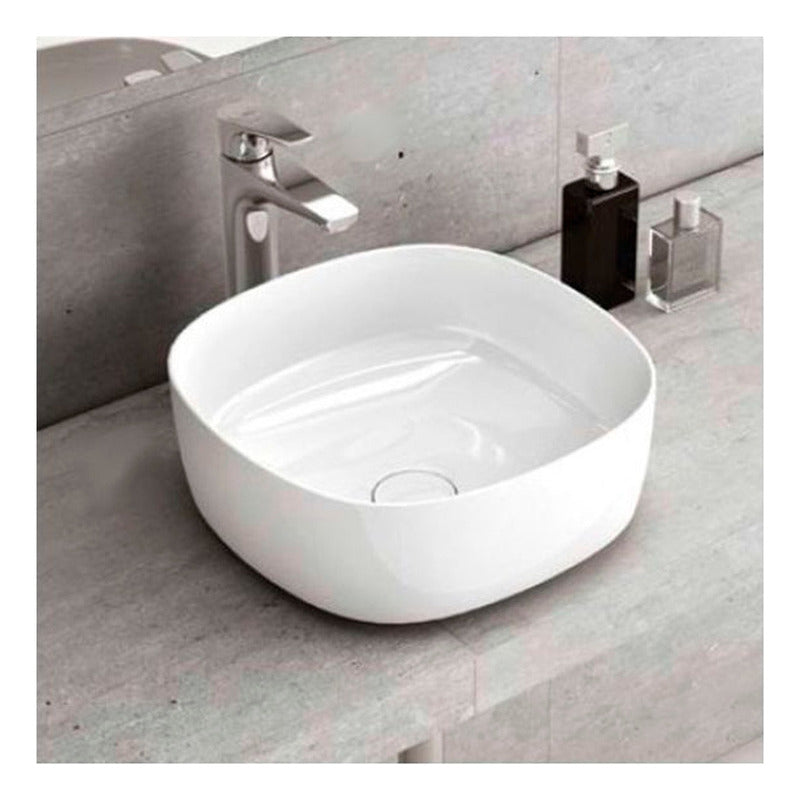 Lavamanos Ceramica Blanco Vessel 43*43*14,5cm