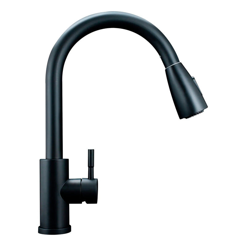 Llave Griferia Extraible Negra Lavaplatos