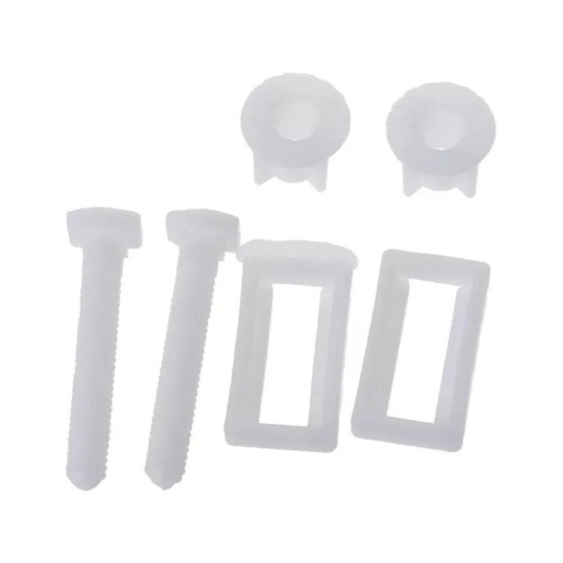 Tornillo Plástico Para Asiento Caída Lenta Base 4cm