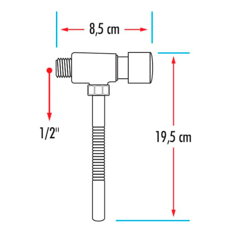 Llave Para Orinal Tipo Push