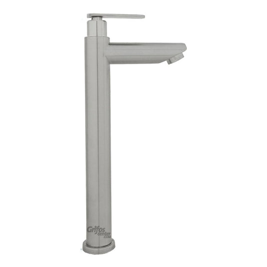 Grifería Lavamanos Agua Fría Alta Satin Cylinder