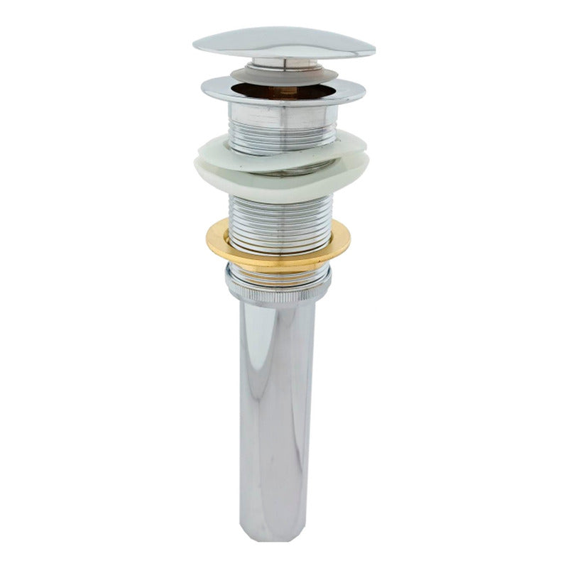 Desague De Push Sin Rebose En Bronce Tipo Hongo