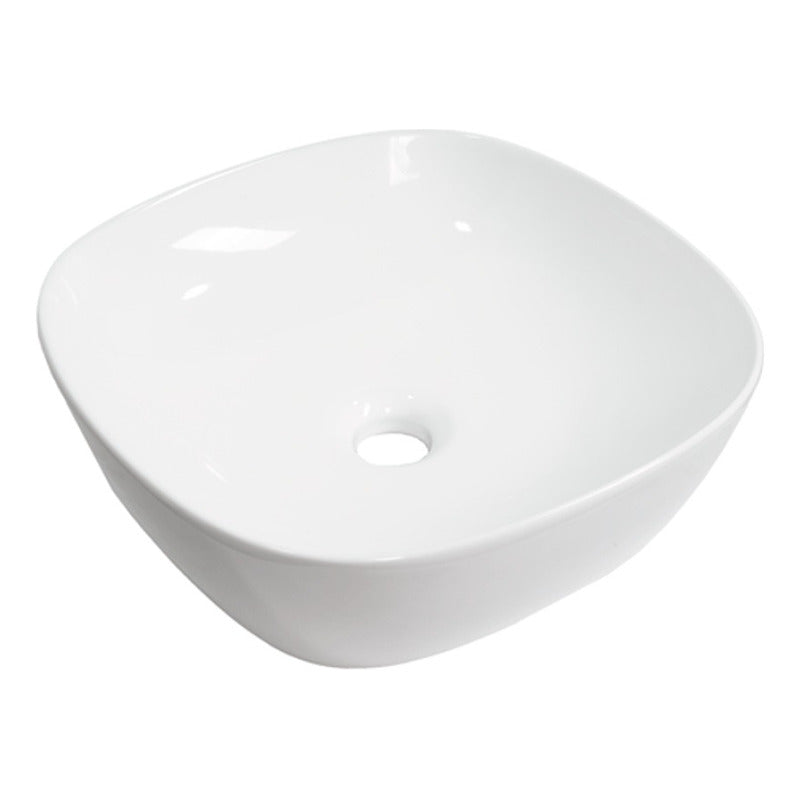 Lavamanos Ceramica Blanco Vessel 40*40*13,5cm
